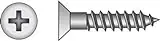 Fasteners No. 10 X 3 Inch Brass Wood Screws - 100 Count Box