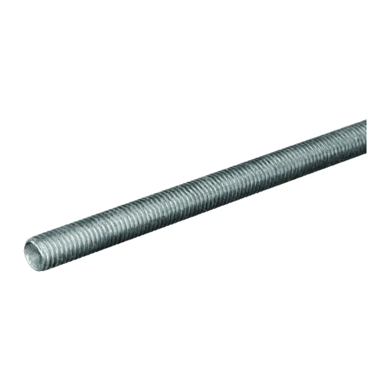 Steel Rod, Coarse Threaded, 10-24 X 12 In.