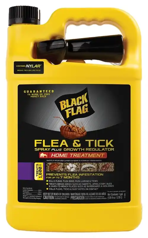 Flea & Tick Spray Plus Growth Regulator Home Treatment, 1-Gallon