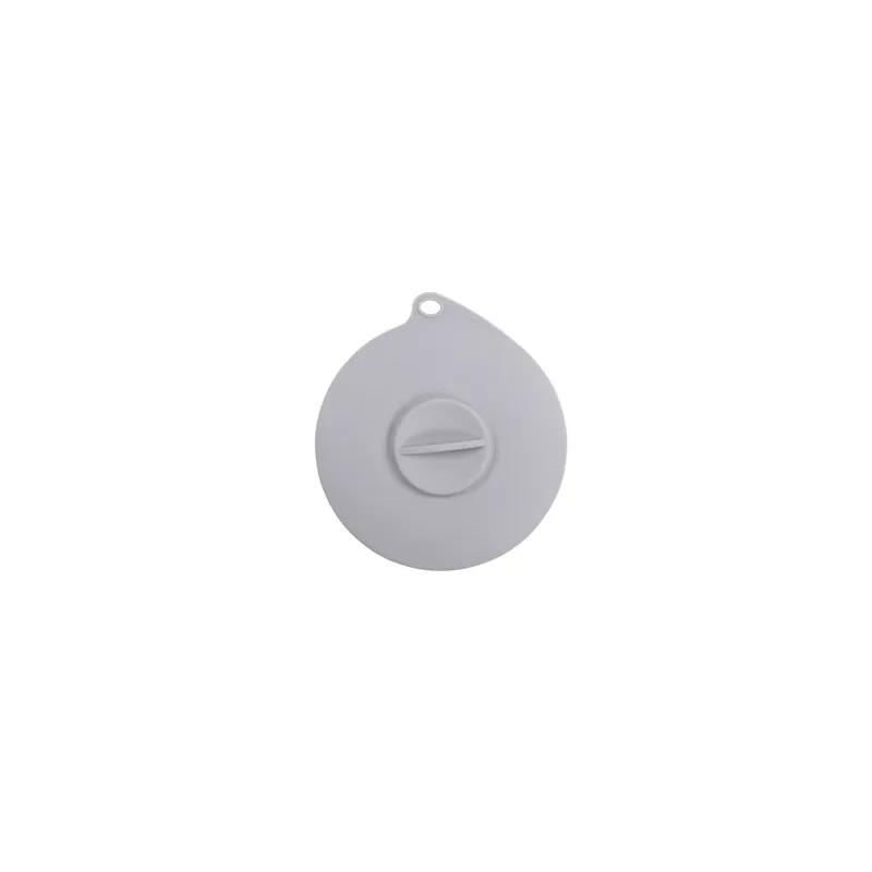 Popware Flexible Suction Cup Lid In Light Gray - Versatile Kitchen Accessory