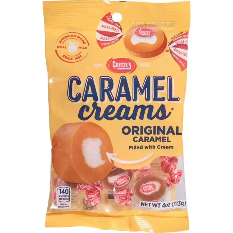 Goetze‘s Candy Caramel Creams Original Caramels 4 Oz