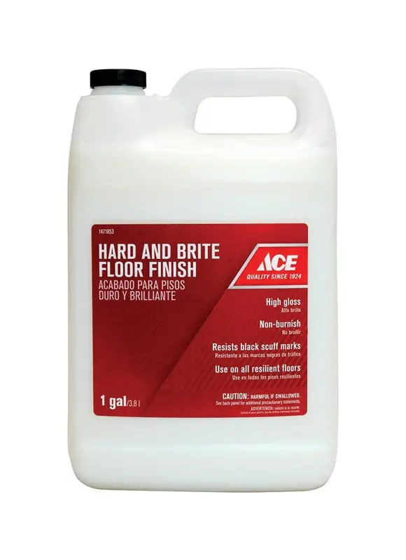 Professional High Gloss Floor Finish Liquid 1 Gallon - Durable And Low Maintenance