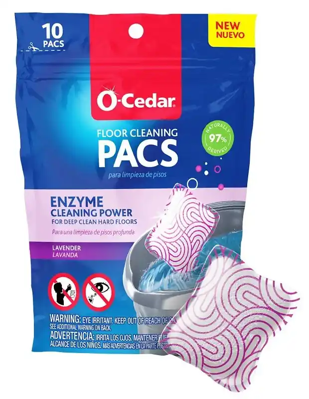 O-Cedar Lavender Scent Floor Cleaner Powder 10 Pk