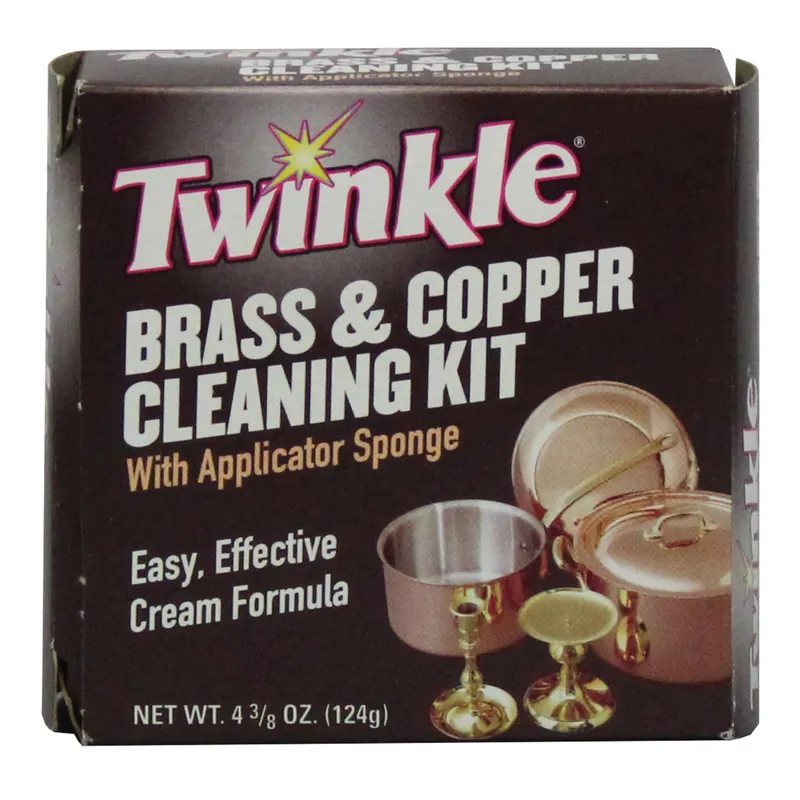 Twinkle Brass & Copper Cleaner Cleaning Kit, 4.4 Oz.