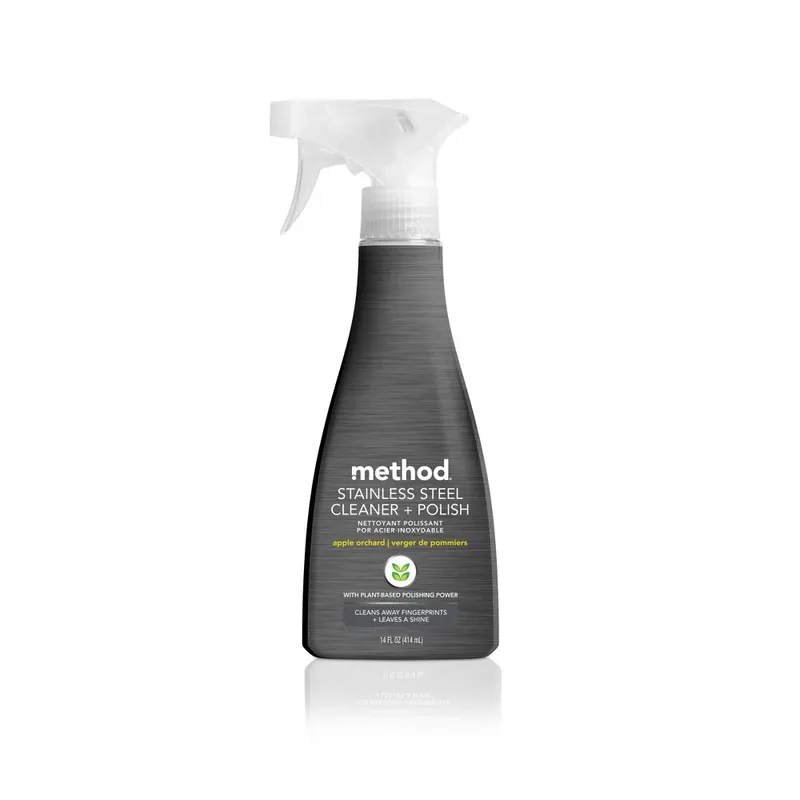 Stainless Steel Cleaner + Polish, Apple Orchard, 14 Oz.