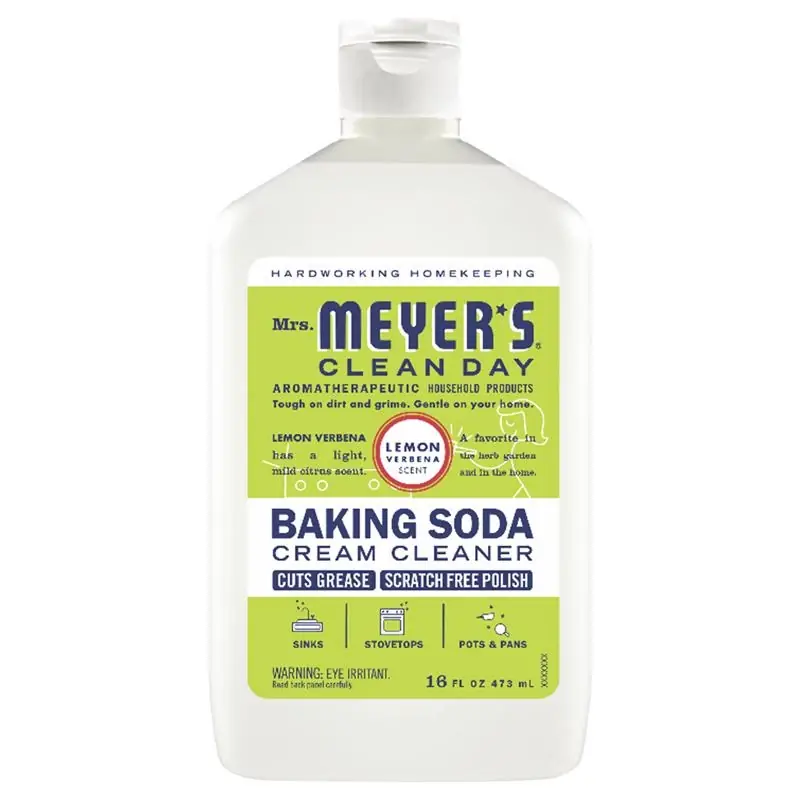 Clean Day Lemon Verbena Scent Baking Soda Cleaner Cream 16 Oz