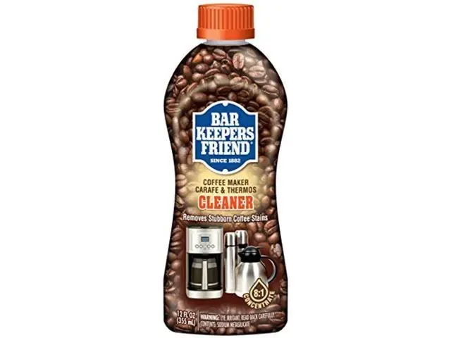 Bar Keeper‘s Friend Coffee Maker Cleaner 12 Oz Liquid