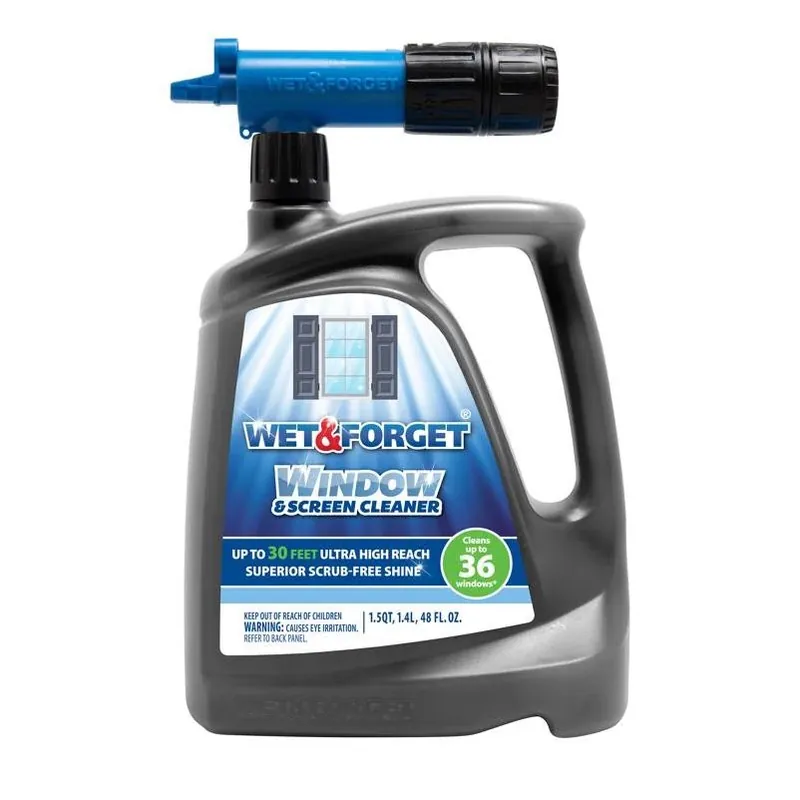 Wet & Forget 48‑oz Outdoor Window Screen Cleaner Spray – Concentrated, Fast‑Acting