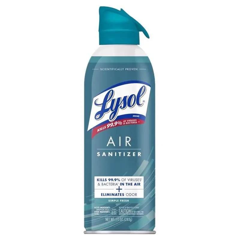 Lysol Fresh Scent Air Sanitizer 10 Oz 1 Pk