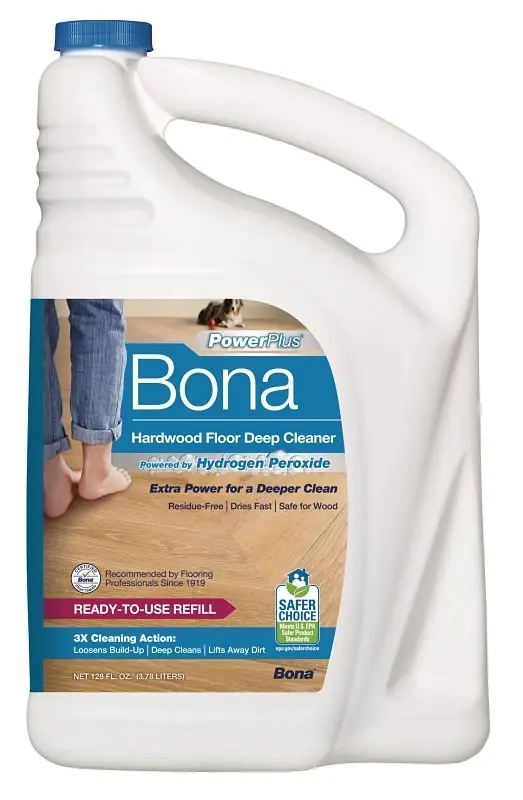 PowerPlus Hardwood Floor Deep Cleaner Refill, 128 Oz.