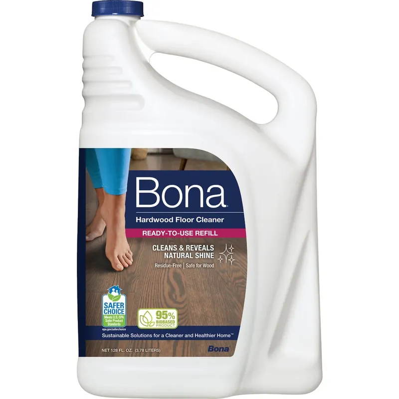 Hardwood Floor Cleaner Refill, 128 Oz.