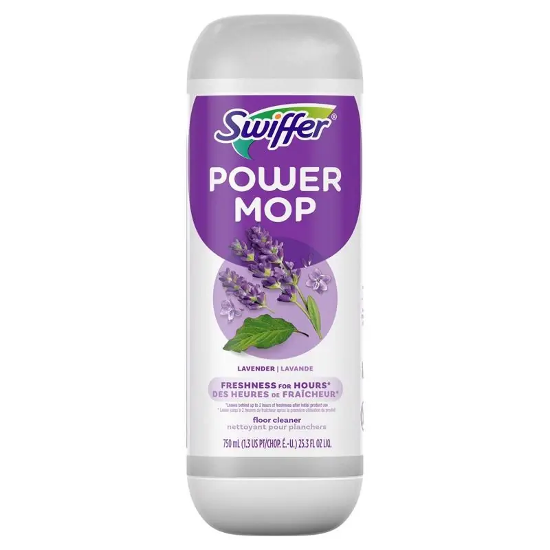 Swiffer Power Mop Lavender Scent Multi-Surface Floor Cleaner Liquid 25.3 Oz