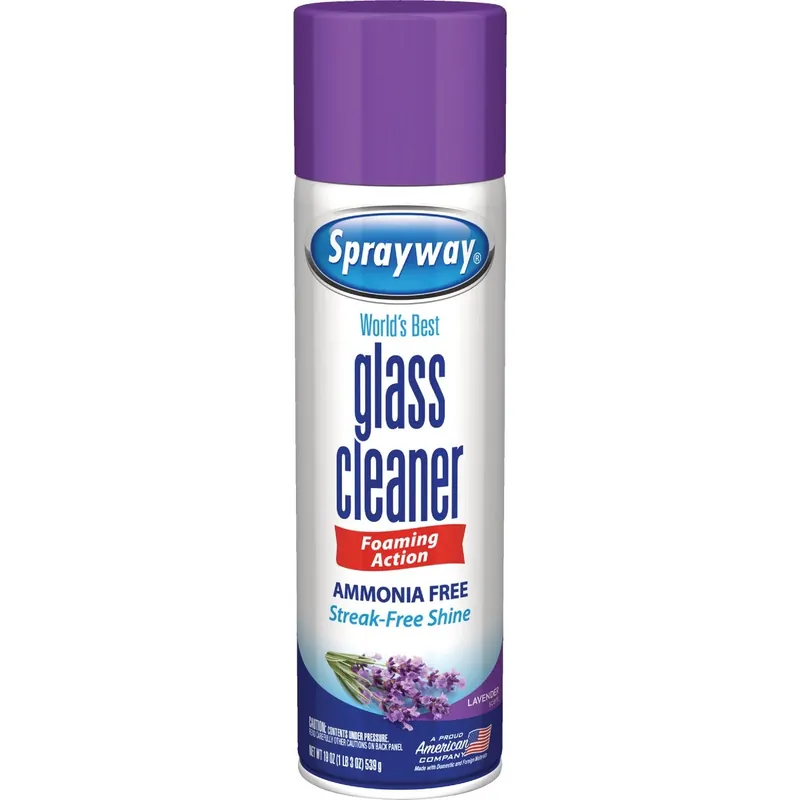 19 Oz. Lavender Glass Cleaner - Streakless, Ammonia-free, Heavy-duty Foam