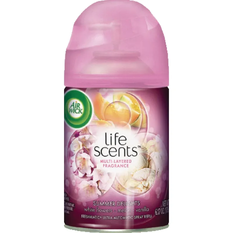 Air Wick Life Scents Summer Delights 6.17 Oz Automatic Air Freshener Refill