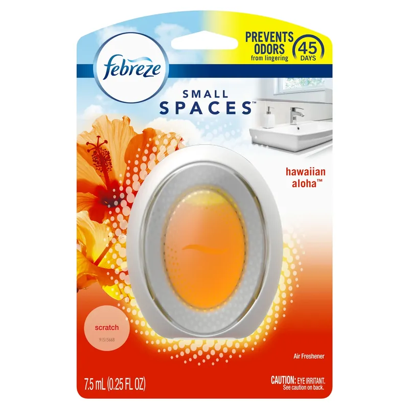 Febreze Small Spaces Hawaiian Aloha Scent Air Freshener 0.25 Oz Liquid 1 Pk