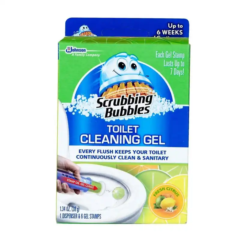 7-count Rainshower Toilet Bowl Cleaner Gel - Fresh Citrus Scent