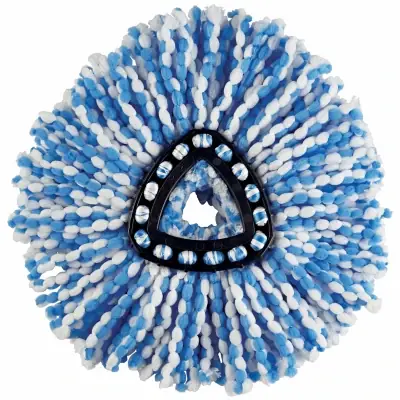 O-Cedar Easy Wring Rinse Clean 2 In. Wet Microfiber Mop Replacement 1 Pk