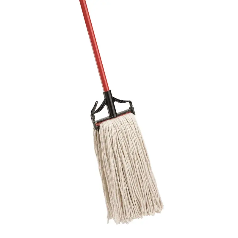 1.5 In. W Wet Mop With 60 In. Steel Handle And Cotton Head