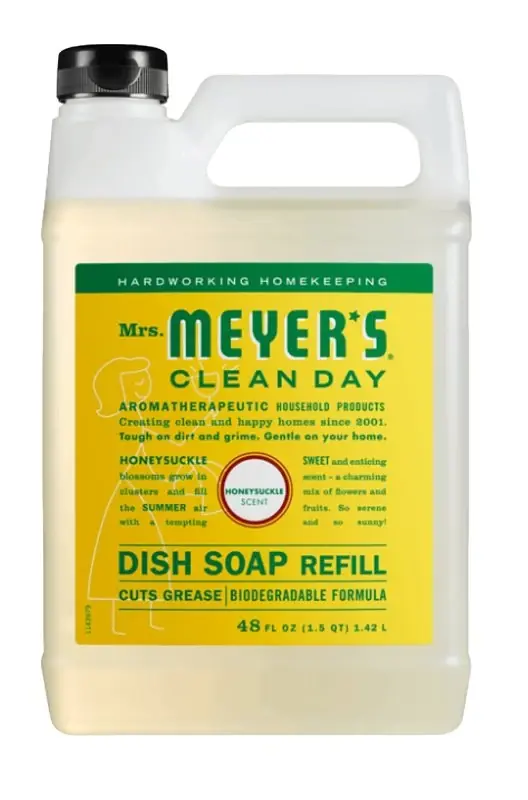 Mrs. Meyer‘s Clean Day Honeysuckle Scent Liquid Dish Soap Refill 48 Oz 1 Pk