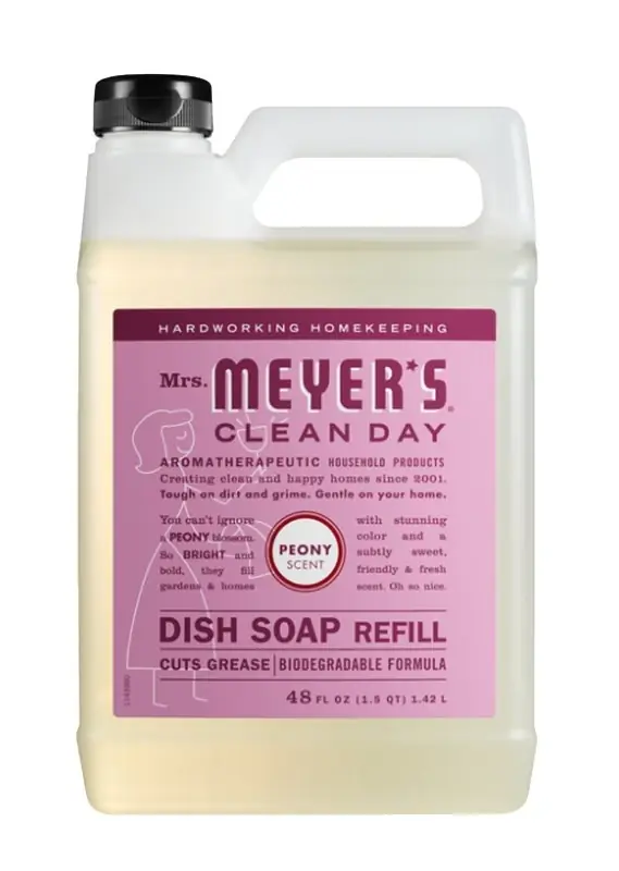 Mrs. Meyer‘s Clean Day Peony Scent Liquid Dish Soap Refill 48 Oz 1 Pk