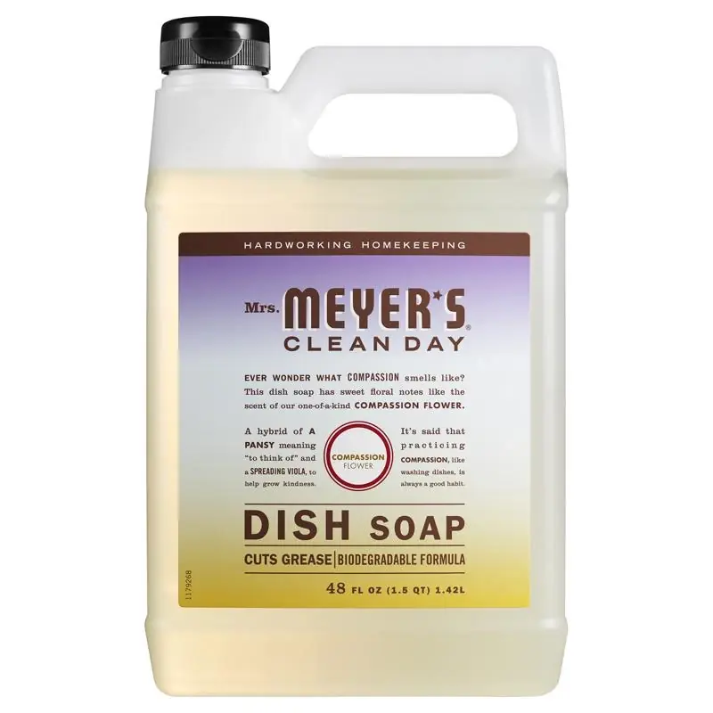 Mrs. Meyer‘s Clean Day Compassion Flower Scent Liquid Dish Soap Refill 48 Oz 1 Pk