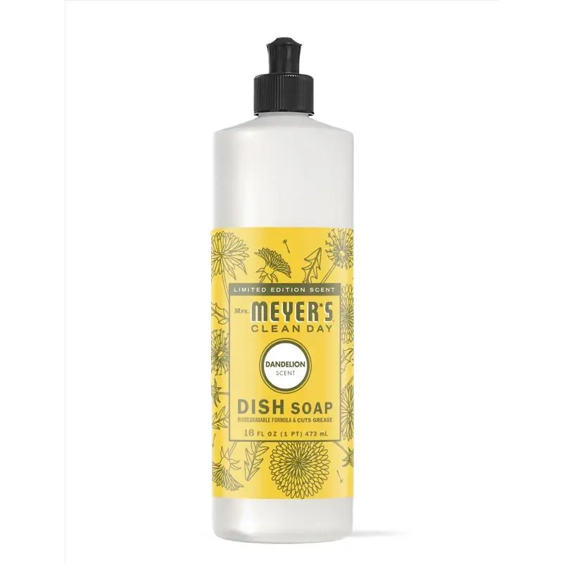 Mrs. Meyer‘s Clean Day Dandelion Scent Liquid Dish Soap 16 Oz