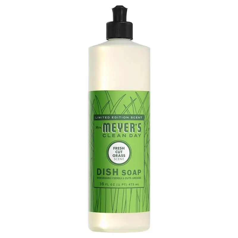 Mrs. Meyer‘s Clean Day Fresh Cut Grass Liquid Dish Soap 16 Oz