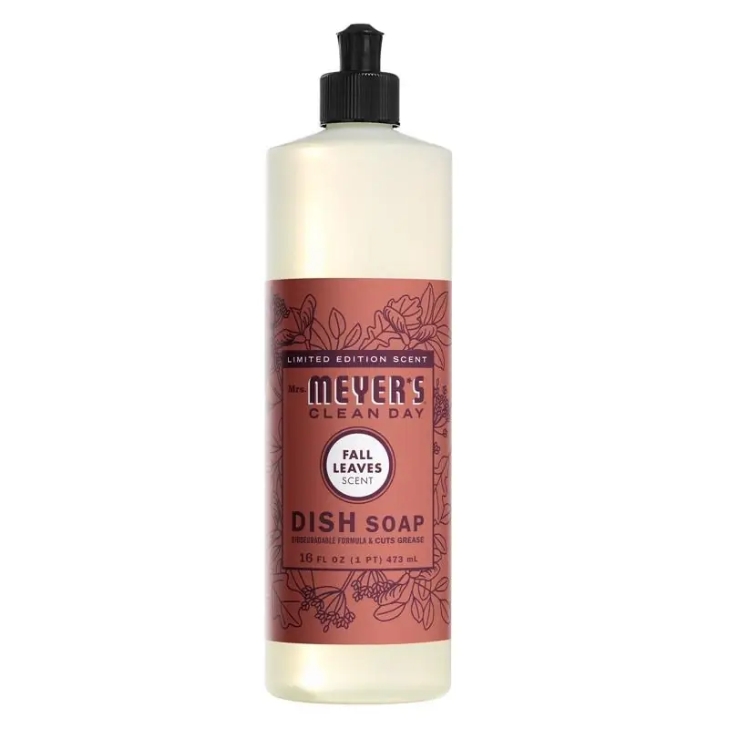 Mrs. Meyer‘s Clean Day Fall Leaves Liquid Dish Soap 16 Oz
