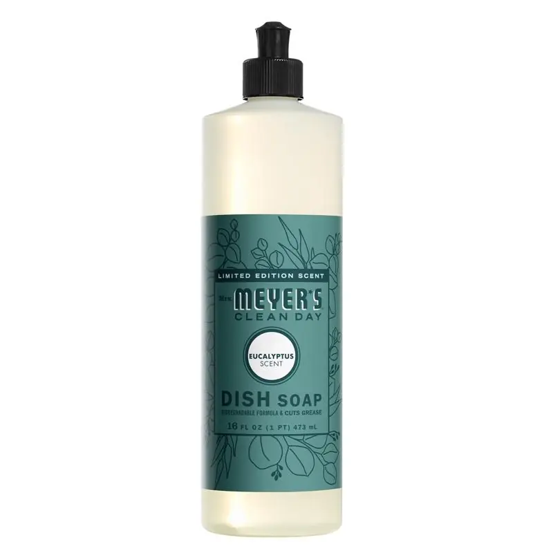 Mrs. Meyer‘s Clean Day Eucalyptus Scent Liquid Dish Soap 16 Oz 1 Pk