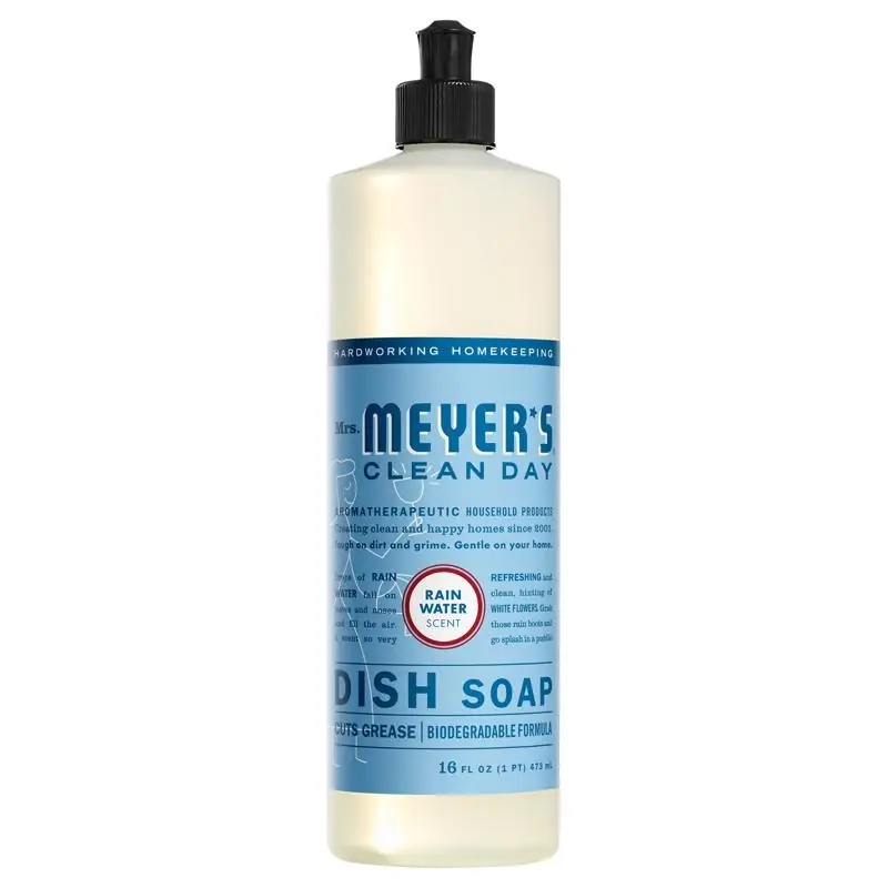 Mrs. Meyer‘s Clean Day Refreshing Rain Scent Liquid Dish Soap 16 Oz 1 Pk
