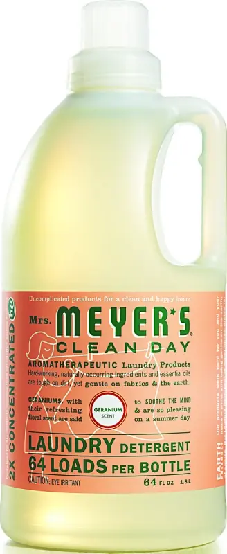 Mrs. Meyer‘s Clean Day Rain Water Scent Laundry Detergent Liquid 64 Oz 1 Pk
