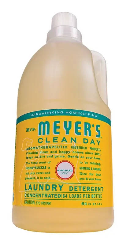 Mrs. Meyer‘s Clean Day Honeysuckle Scent Laundry Detergent Liquid 64 Oz 1 Pk