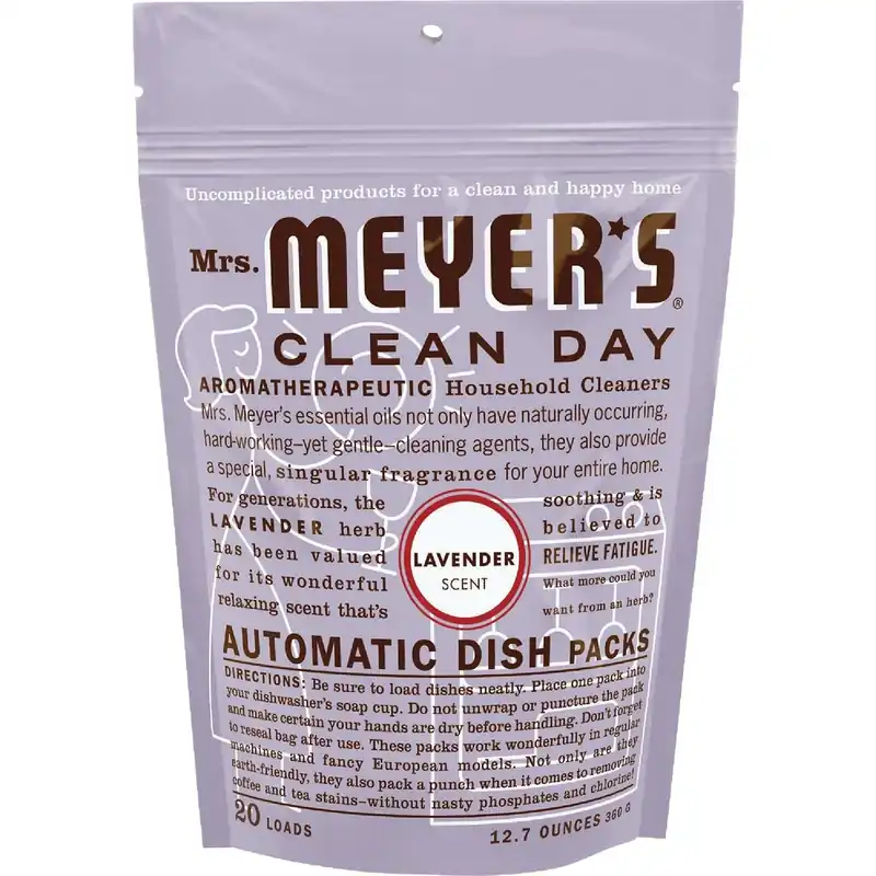 Mrs. Meyer‘s Clean Day Lavender Scent Powder Dishwasher Detergent 11.6 Oz 20 Pk