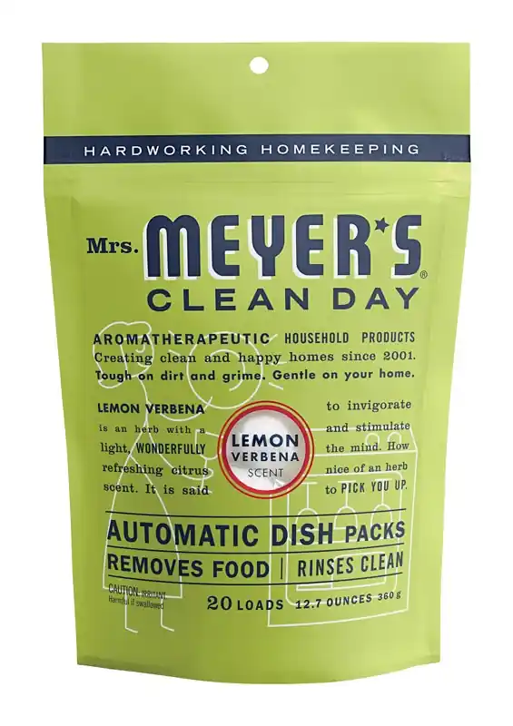 Mrs. Meyer‘s Clean Day Lemon Verbena Scent Powder Dishwasher Detergent 11.6 Oz 20 Pk