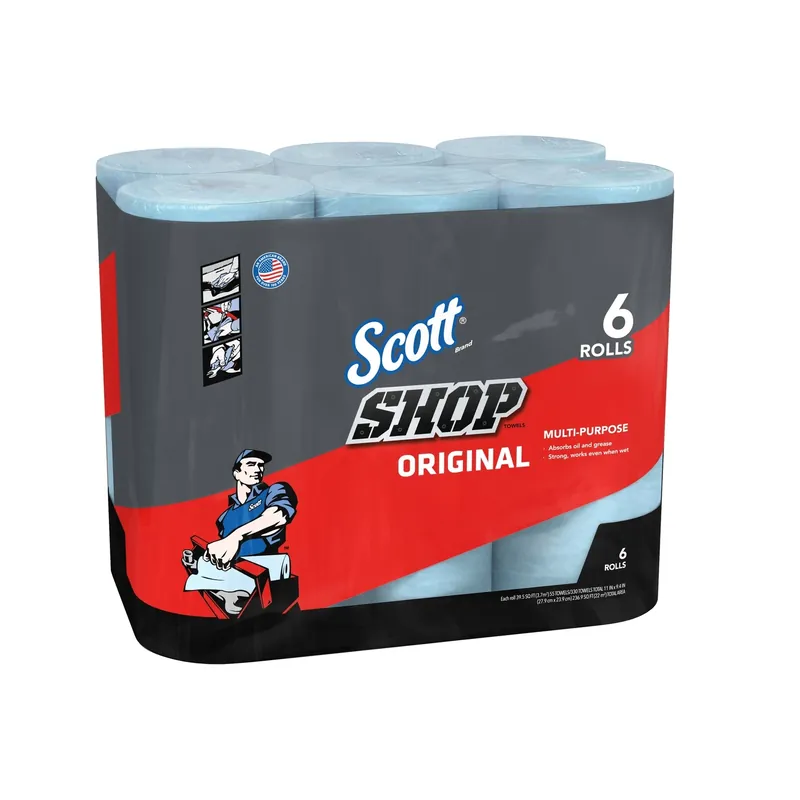 Scott Shop Towel 55 Sheet 1 Ply 6 Pk