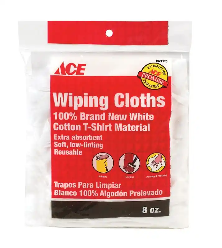 Cotton Wiping Cloth 8 Oz - Soft, Absorbent, Reusable Cleaning Cloth