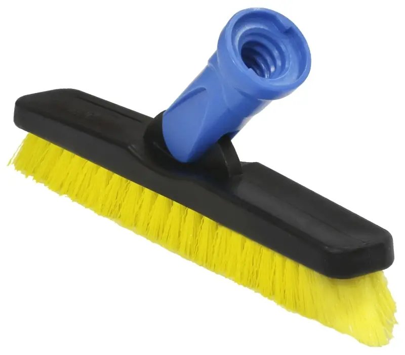 Professional Lock-on Swivel Grout Brush With Stiff Non-scratch Bristles, 5.5 In.