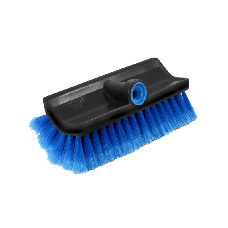 10 In. Soft Bristle Multi-angle Wash Brush With Plastic Handle