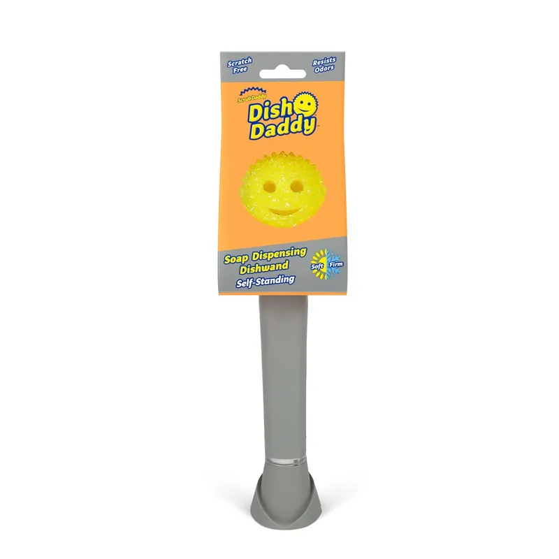 Scrub Daddy Dish Daddy Non-Scratch Dishwand Brush For All Purpose 12.1 In. L 1 Pk