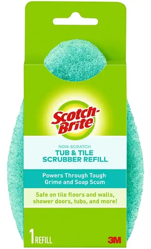 3M Scotch-Brite Non-Scratch Shower Scrubber Refill For Bath And Tile 1 Pk