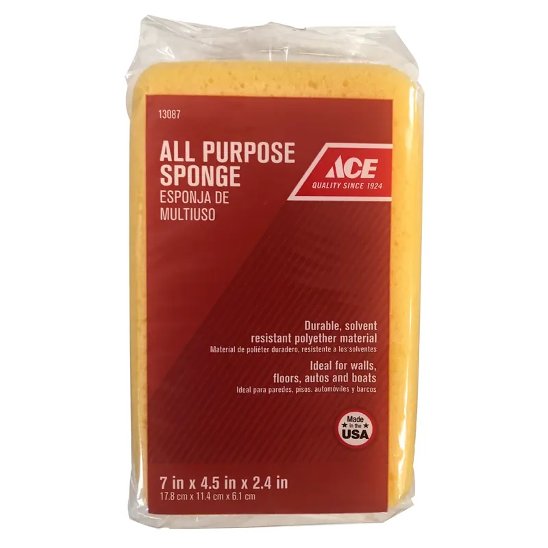 Ace Medium Duty Sponge 7 In. L 1 Pk