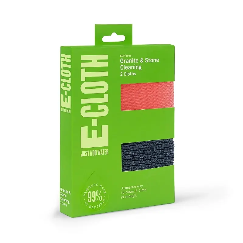 E-Cloth Granite And Stone Kit Microfiber Cleaning Cloth 2 Pk