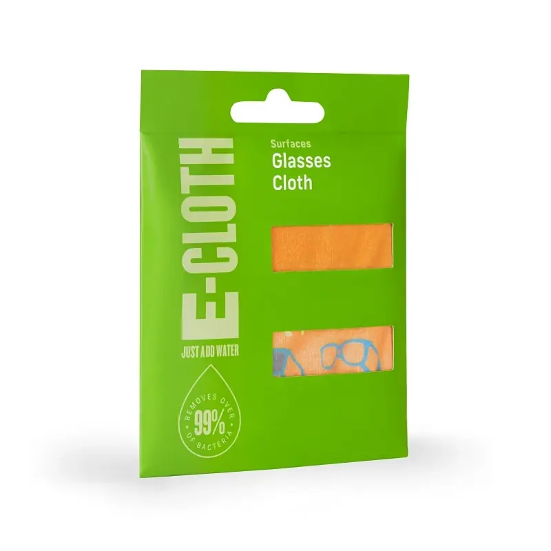 E-Cloth Glasses Microfiber Cleaning Cloth 7.5 In. W X 7.5 In. L 1 Pk