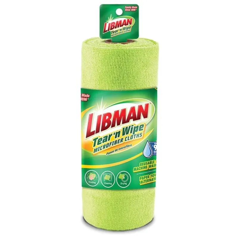 Tear N‘ Wipe Microfiber Cloth Roll - 12 X 9.5 Inches, Model 1716