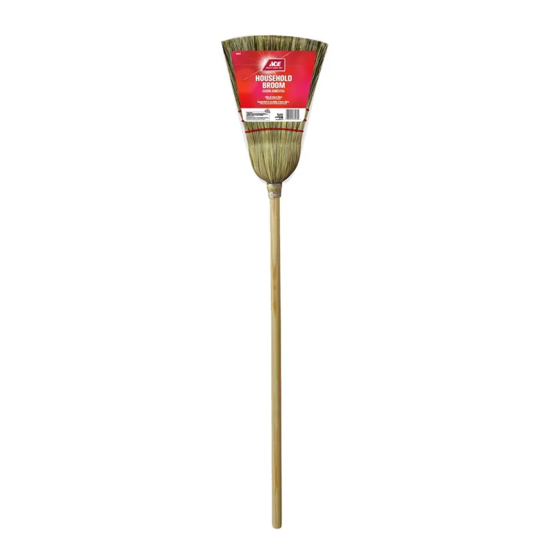 12 Inch Wide Stiff Corn Broom For Intense Sweeping