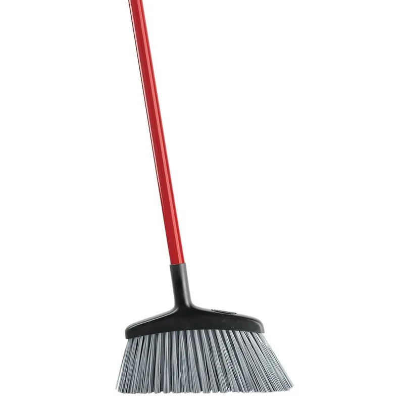 High Power 15 In. W Stiff Recycled Pet Broom With Steel Handle