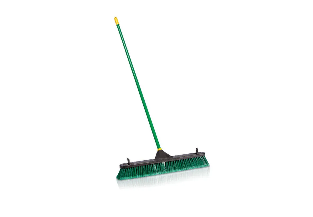 Polypropylene 24 In. Multi-surface Push Broom With 60 In. Handle