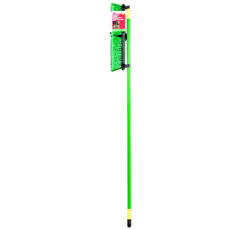 Polypropylene 18 In. Multi-surface Push Broom With 60 In. Handle