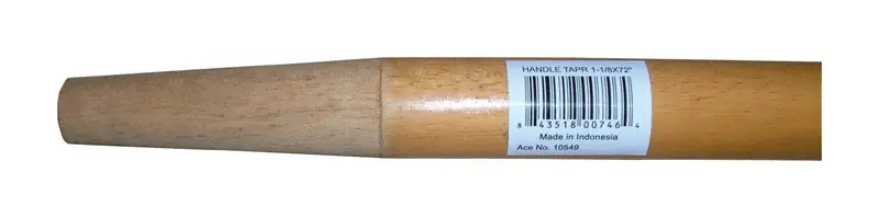 72 In. Wood Tapered Squeegee Handle - Model 10549w