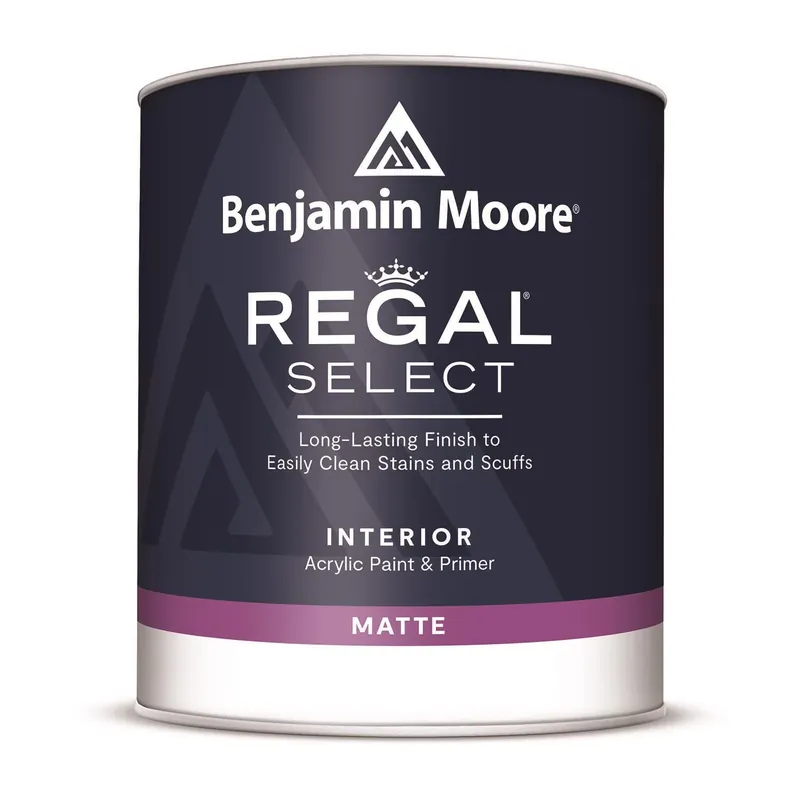Regal Select Matte White Interior Latex Wall Paint 1 Quart